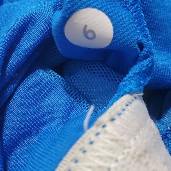 Lululemon Blue Floral, StripedScuba Tank Top - Picture 6 of 6